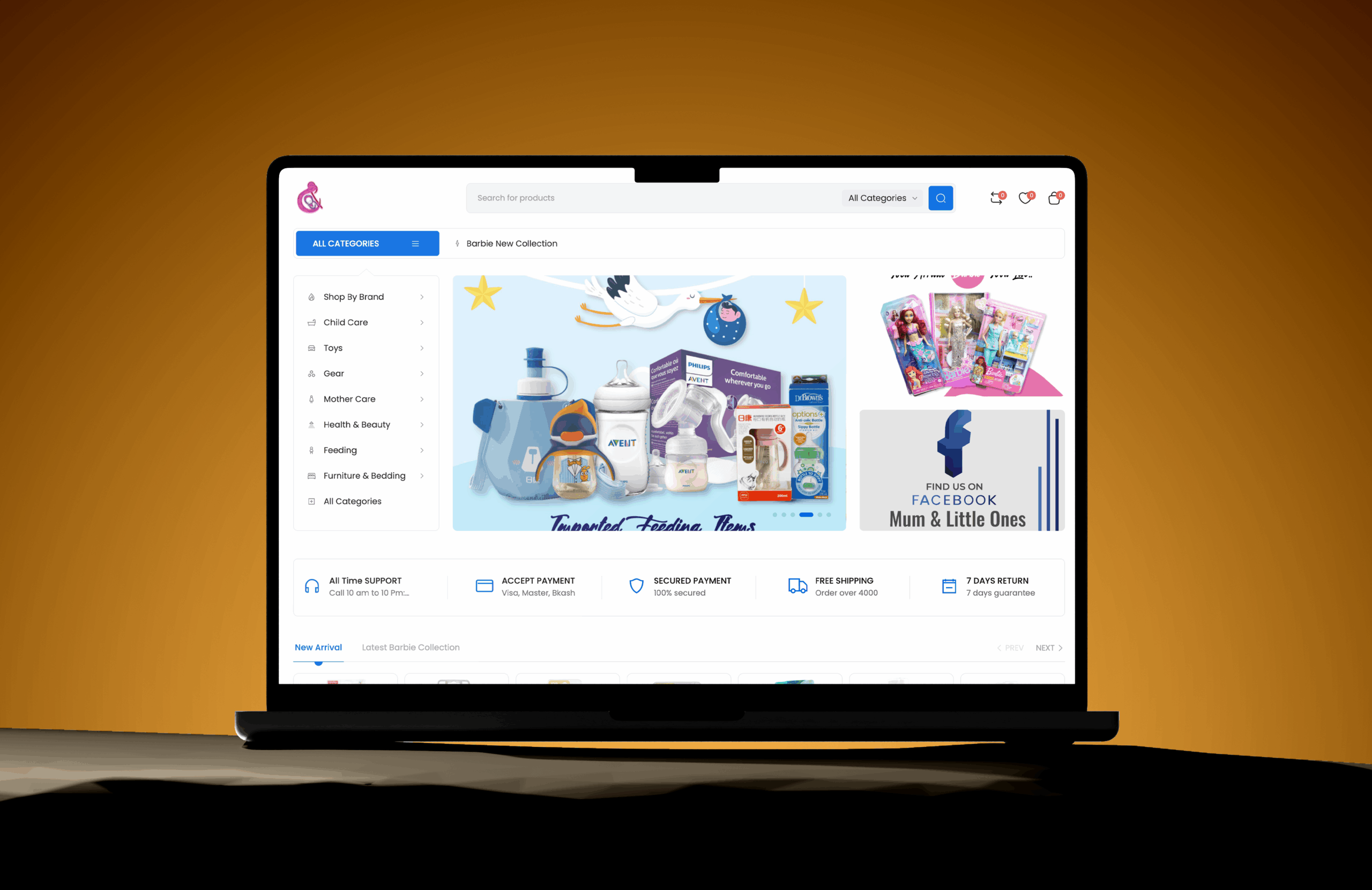 eCommerce Website for Bangladeshi Brand