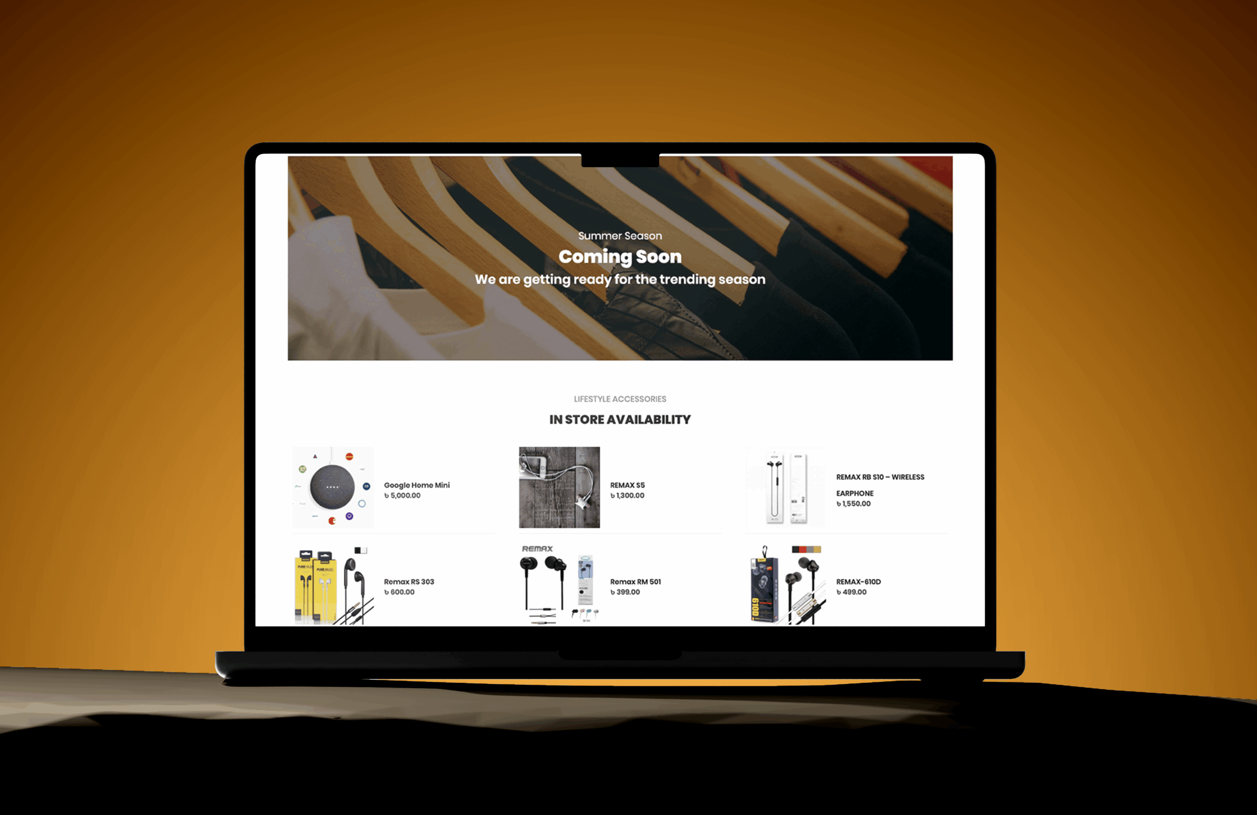 Mainstream Club eCommerce website